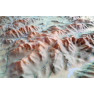 Adirondack High Peaks 3D Raised-Relief Map