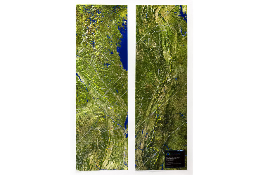 Appalachian Trail From Space – 3D Map