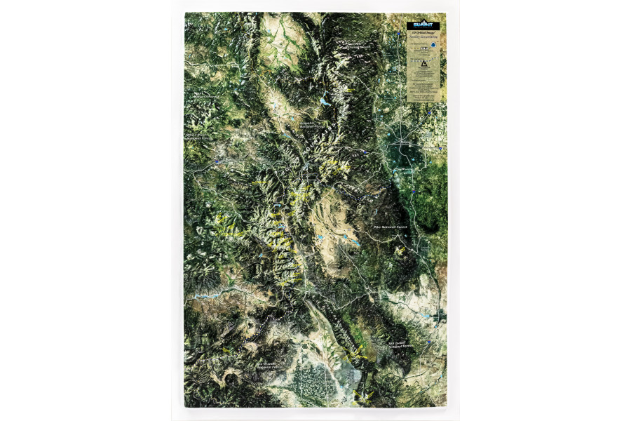 Colorado Rocky Mtns – 3D Earth Image Map