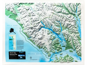 Glacier Bay National Park 3D Map