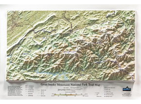 Great Smoky Mountains National Park 3D Trail Map