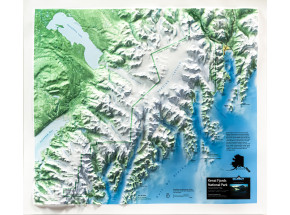 Kenai Fjords National Park 3D Map