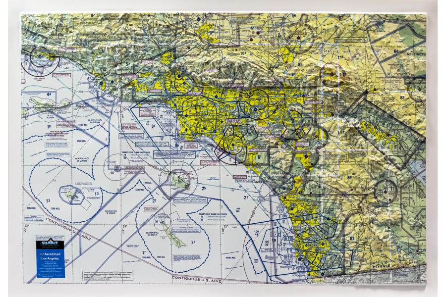 Los Angeles 3D AeroChart