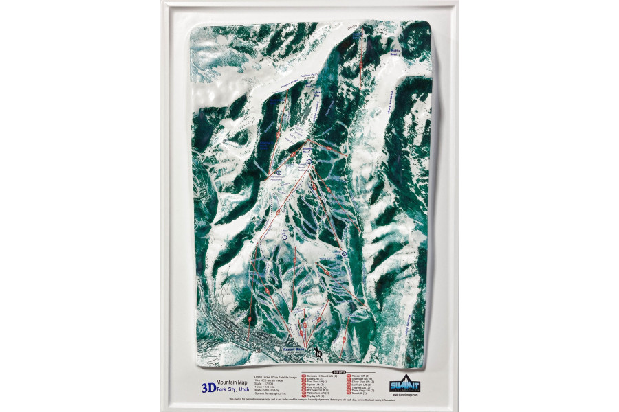 Park City – 3D Mountain Map