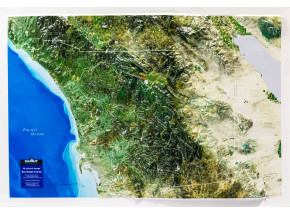 San Diego County – 3D Earth Image Map