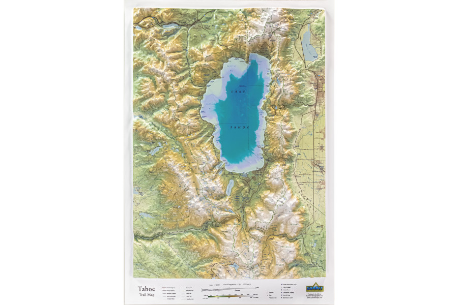 Tahoe 3D Trail Map