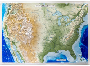 3D US Map – Geophysical Version