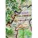 Washington State Wine - Large 3D Map