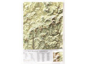 White Mtns 4000-Footers – 3D Mountain Map