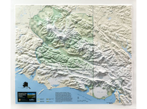 Wrangell-St Elias National Park 3D Map